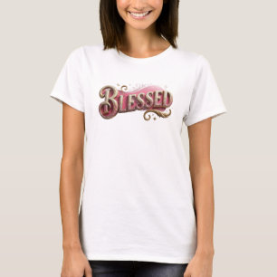 T-shirt Art wearable BLESSED élégant