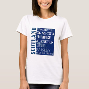T-shirt Art Word du métro écossais