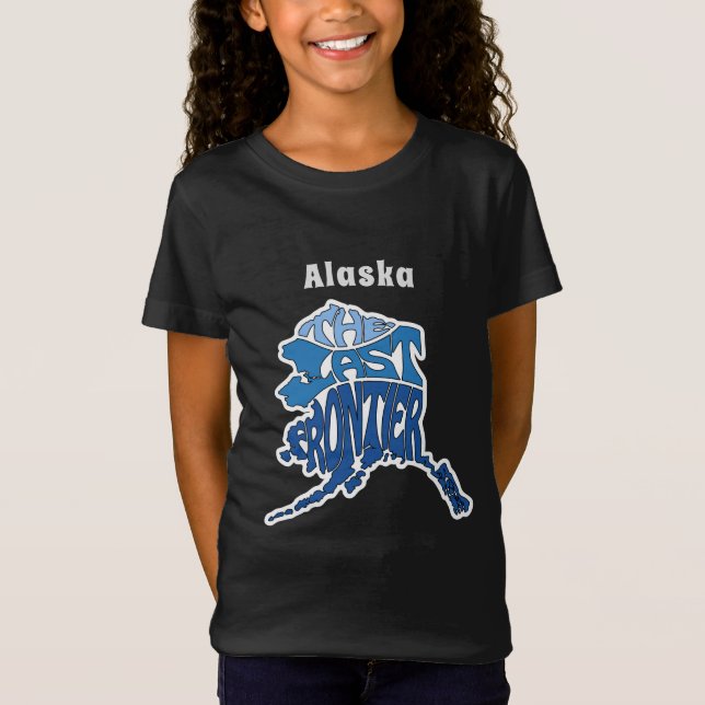 T-Shirt Art Word du surnom d'Alaska (Devant)
