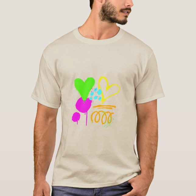 T-shirt Arte em tintas (Devant)
