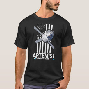 T-shirt Artémis 1 Mission d'exploration 1 Lune de vol d'es