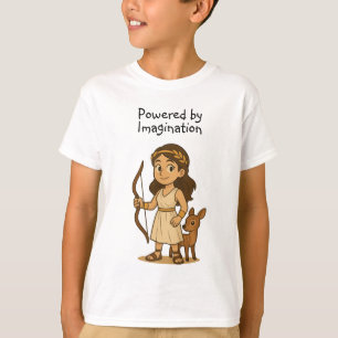 T-shirt Artemis bébé dessin animé mignon alimenté par l'im