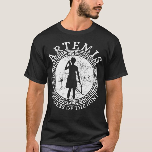 T-shirt Artémis Déesse Grecque De La Chasse Grèce Ancienne (Devant)