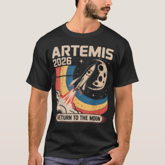 T-shirt Artemis Ii Lancement Retour Sur La Lune