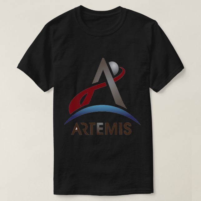T-shirt Artemis Nouveau logo officiel de la NASA (Design devant)