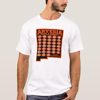 T-Shirt Artesia Bulldogs Champions d'État de Footb
