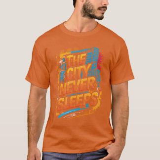 T-shirt Arthe Urbaine La Ville Ne Dort Jamais