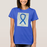Arthrite Blue Awareness Ribbon Angel Custom Shirt