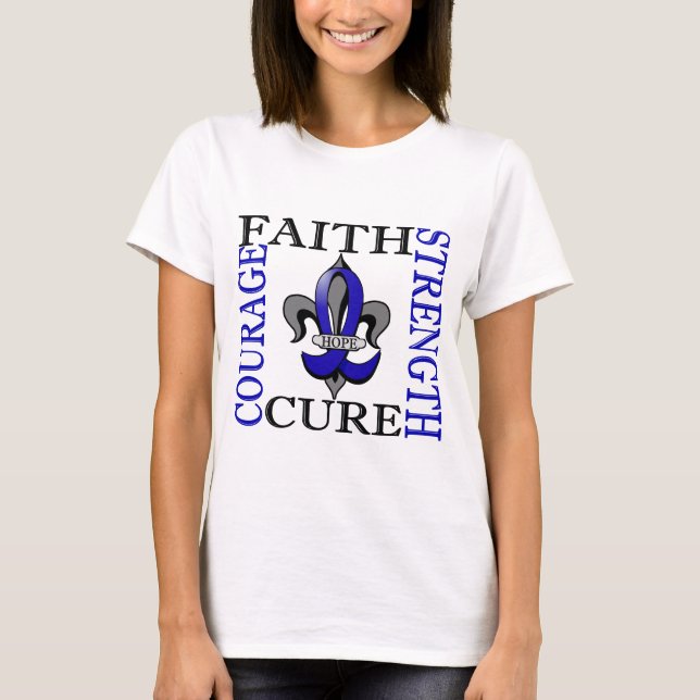 T-shirt Arthrite de Fleur De Lis 3 (Devant)