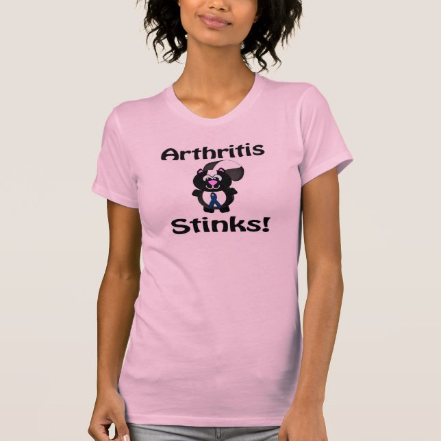 T-shirt Arthrite pue Conception de sensibilisation à la mo (Devant)