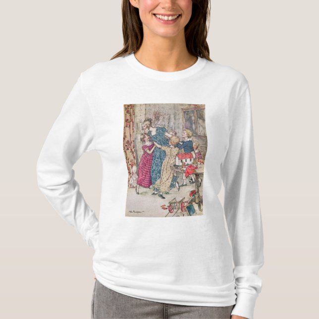 T-shirt Arthur Rackham | groupe rincé et bruyant d'A (Devant)
