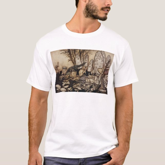 T-shirt Arthur Rackham | Peter Pan dans des jardins de (Devant)