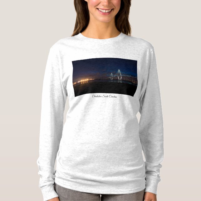 T-shirt Arthur Ravenel Night Pano Long Manches (Devant)