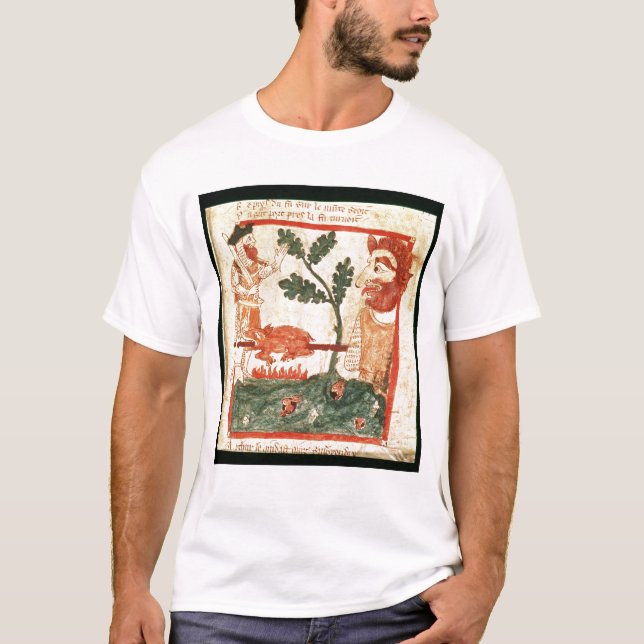 T-shirt Arthur rencontre la torréfaction géante un porc (Devant)