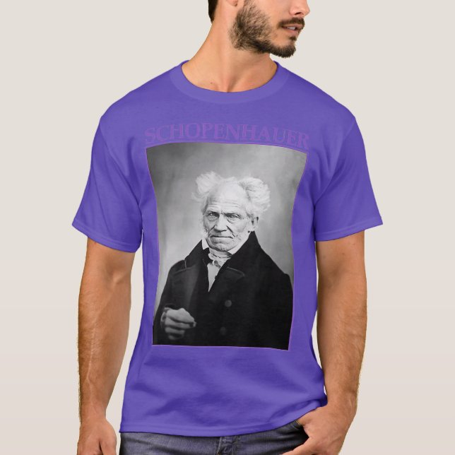 T-shirt Arthur Schopenhauer German Philosopher (Devant)