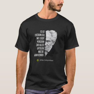 T-shirt Arthur Schopenhauer Philosophie Citation Anniversa