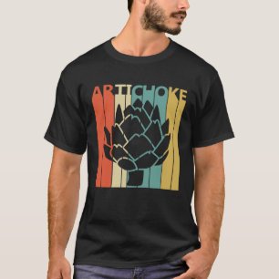 T-shirt Artichaut légume de style vintage mignon