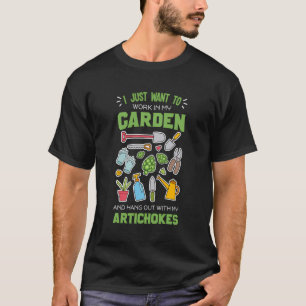 T-shirt Artichoke Vegetarian Plante Lover Vegetable G