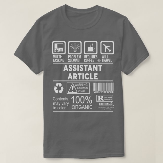 T-SHIRT ARTICLE ADJOINT NICE DESIGN 2017 2 (Design devant)