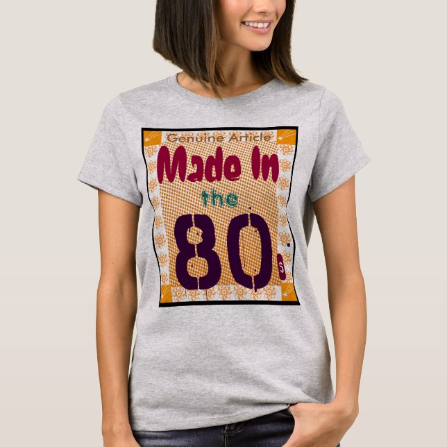 T-shirt Article authentique des années 80 (Devant)