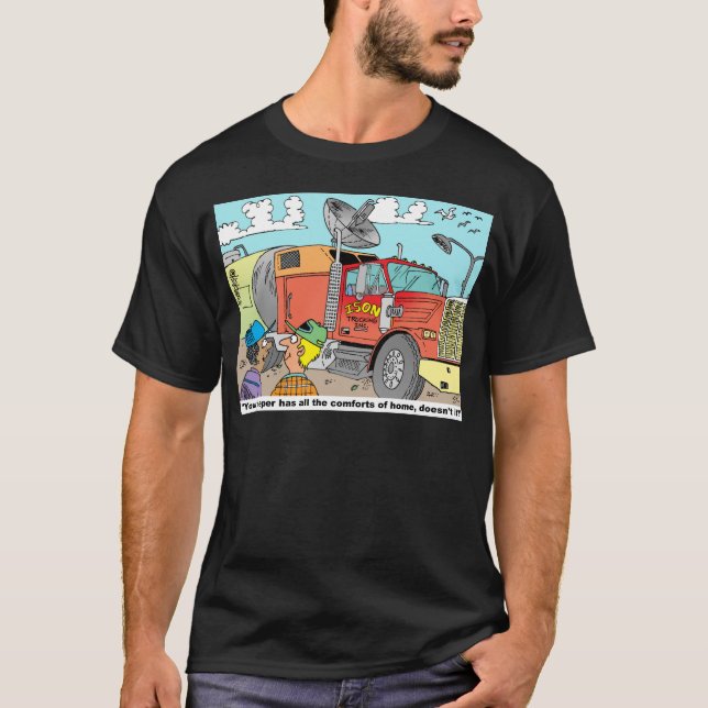T-SHIRT ARTICLES DU CADEAU DES CAMIONNEURS (Devant)