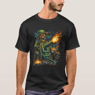 T-shirt Artillerie Mayhem – Illustration Militaire d'Art d