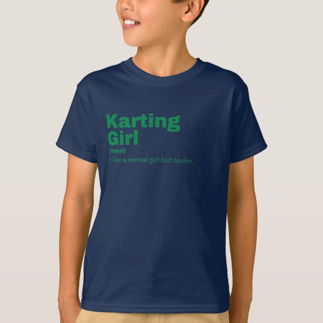 T-shirt Arting Girl - Karting (Devant)