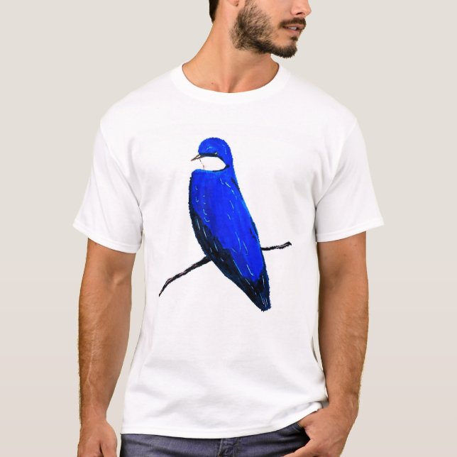T-shirt Artisan Arbre Bleu Arbre Aiguille (Devant)