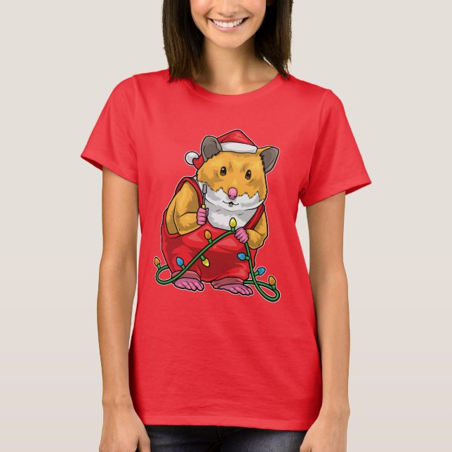 T-shirt Artisan de Noël pour hamster (Devant)