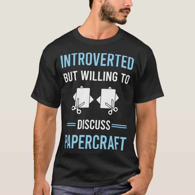 T-shirt Artisanat artisanal Papercraft présenté (Devant)
