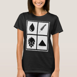 T-shirt Artisanat de brasserie de brasserie Retro Graphic