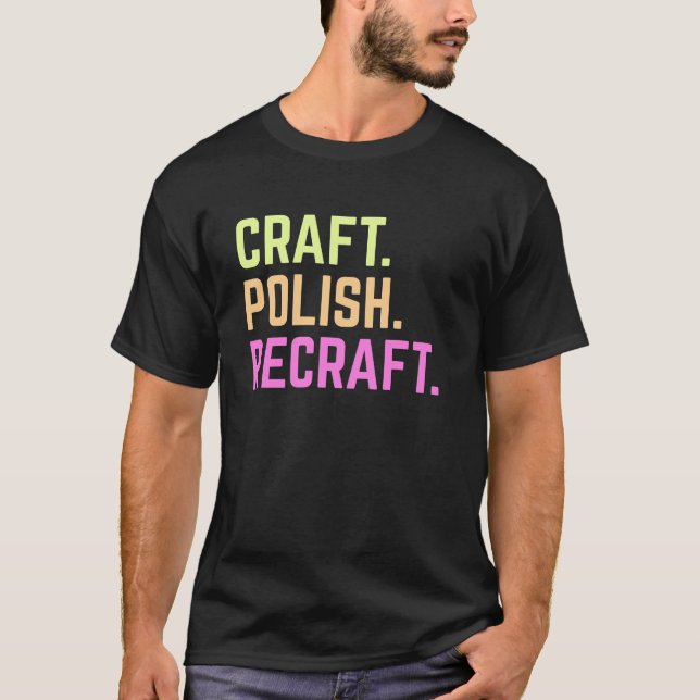 T-shirt Artisanat & do-it-yourself Amateur Tee (Devant)