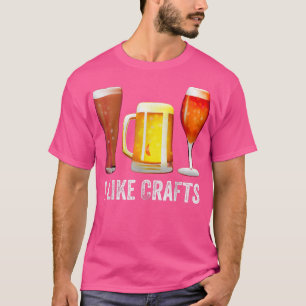 T-shirt Artisanat Drôle Bière Boire Artisanat Nuit J'Aime
