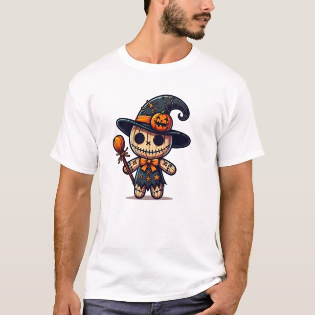 T-shirt Artisanat vaudou à malédiction foncée (Devant)