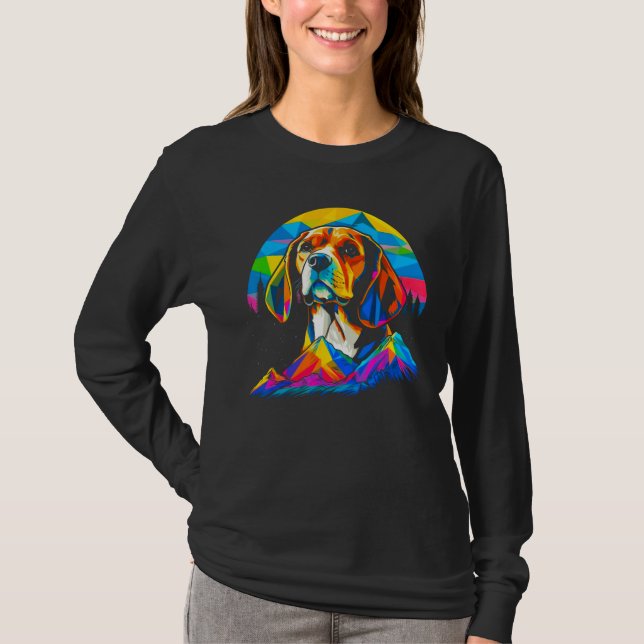 T-shirt Artist Beagle Dog (Devant)
