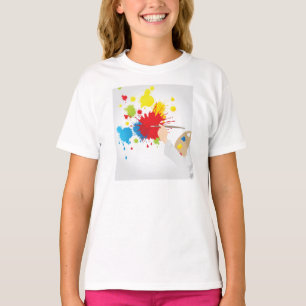 T-shirt Artist Peinture Girls