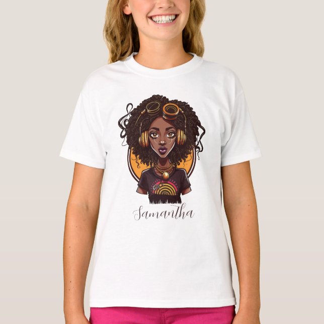 T-shirt Artiste Afro femme (Devant)