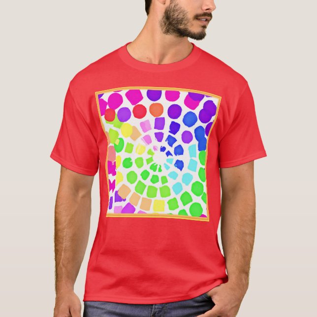 T-shirt Artiste colorée (Devant)