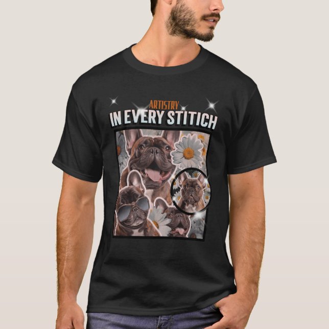 T-shirt Artiste Dans Chaque Stitch 50 50 (Devant)