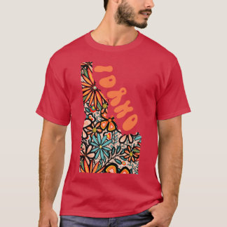T-shirt Artiste de conception d'État de l'Idaho Illustrati