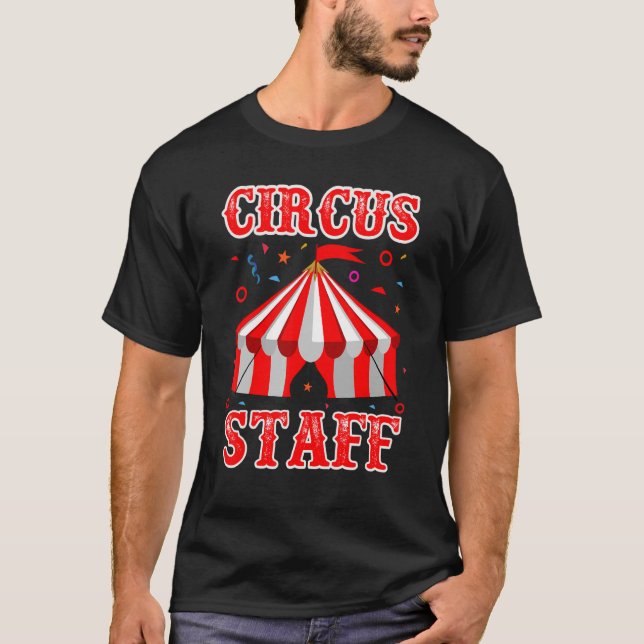 T-shirt Artiste de l'équipe du cirque Cirque (Devant)