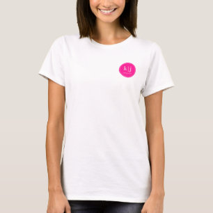 T-shirt Artiste de Maquillage Logo Monogramme Entreprise