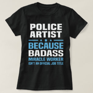 T-shirt Artiste de police