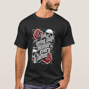 T-shirt Artiste de tatouage encre père tatoueur stylo encr