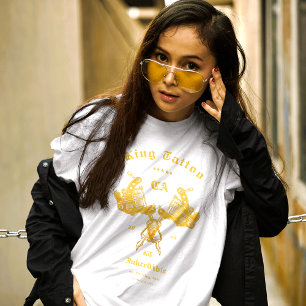 T-shirt Artiste de tatouage moderne État Personnalisé Nom 