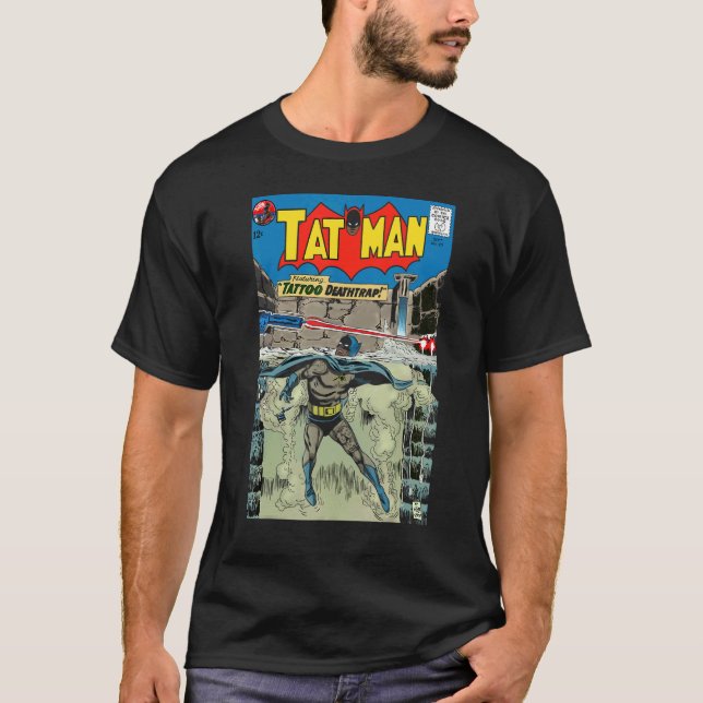 T-shirt Artiste de tatouage Ron Rich Avant les crayons Gra (Devant)