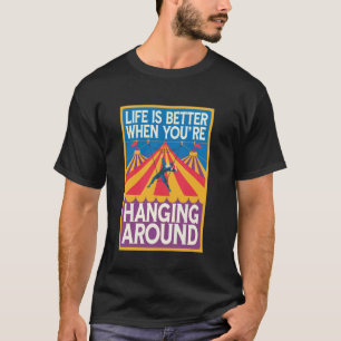 T-shirt Artiste de Trapèze Aérostier Personnel de Cirque C