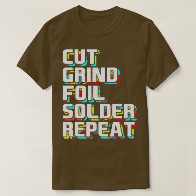 T-shirt Artiste du verre Artiste de l'artisanat du verre P (Design devant)