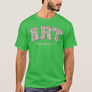 T-shirt Artiste floral Arteacher Artiste de fleurs sauvage