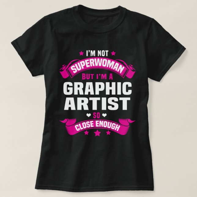 T-shirt Artiste graphique (Design devant)